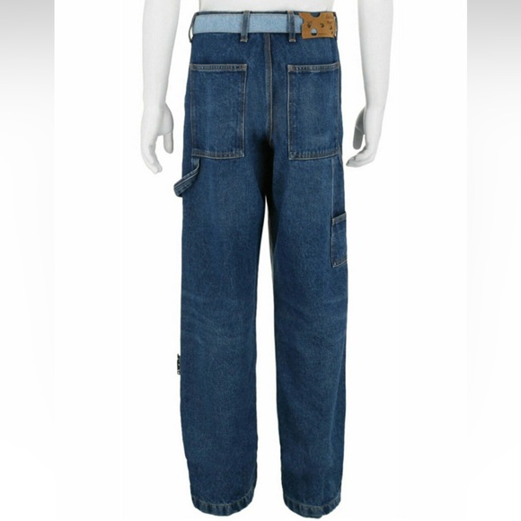 Off-White Printed Patchwork Jeans - Picture 2 of 3